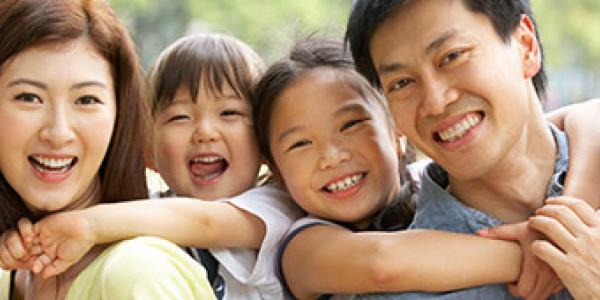 Chinese Health Initiative - smiling family Chinese Health Initiative - smiling family